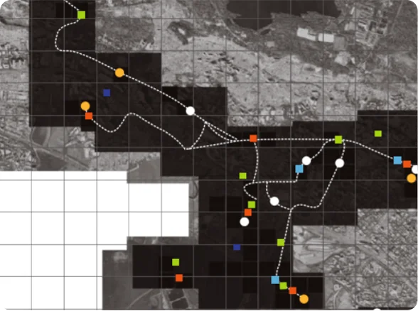 PROJECT - T 73 location map